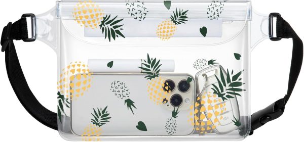 Waterproof Fanny Pack - Waterproof Phone Pouch with Waist Strap - Cruise Essentials 2025 Must Haves Waterproof Pouch Dry Bag Keep Phone Valuables Safe for Beach Kayaking Boating Fishing