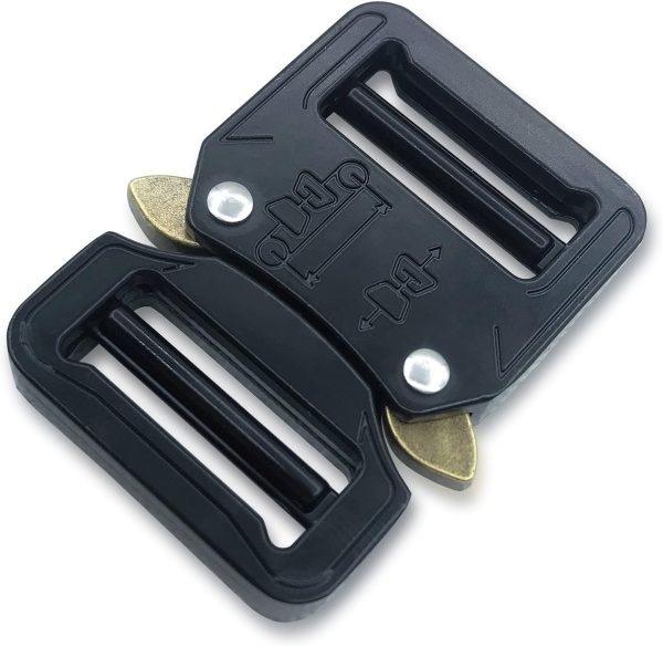 Metal Dual Adjustable Tactical Belt Buckle,1inch（25mm） Heavy Duty Belt Buckle