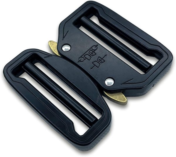 Metal Buckle Dual Adjustable Tactical Belt Buckle,2inch（50mm） Heavy Duty Belt Buckle