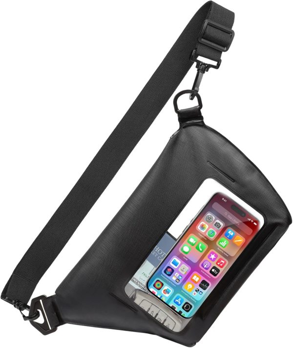 Waterproof Dry Bag Backpack - 5L/10L/20L/30L/40L Lightweight Roll Top Pouch With Phone Case for Kayaking, Beach, Boating, Paddleboarding, Camping, Fishing