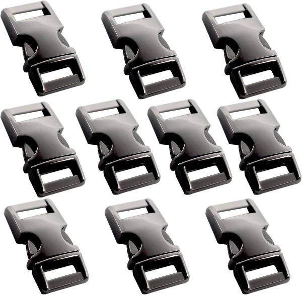 3/8 inch Buckles Quick Side Release Clips Making Belt Strap of  Bracelet Dog Collar Backpack Accessories
